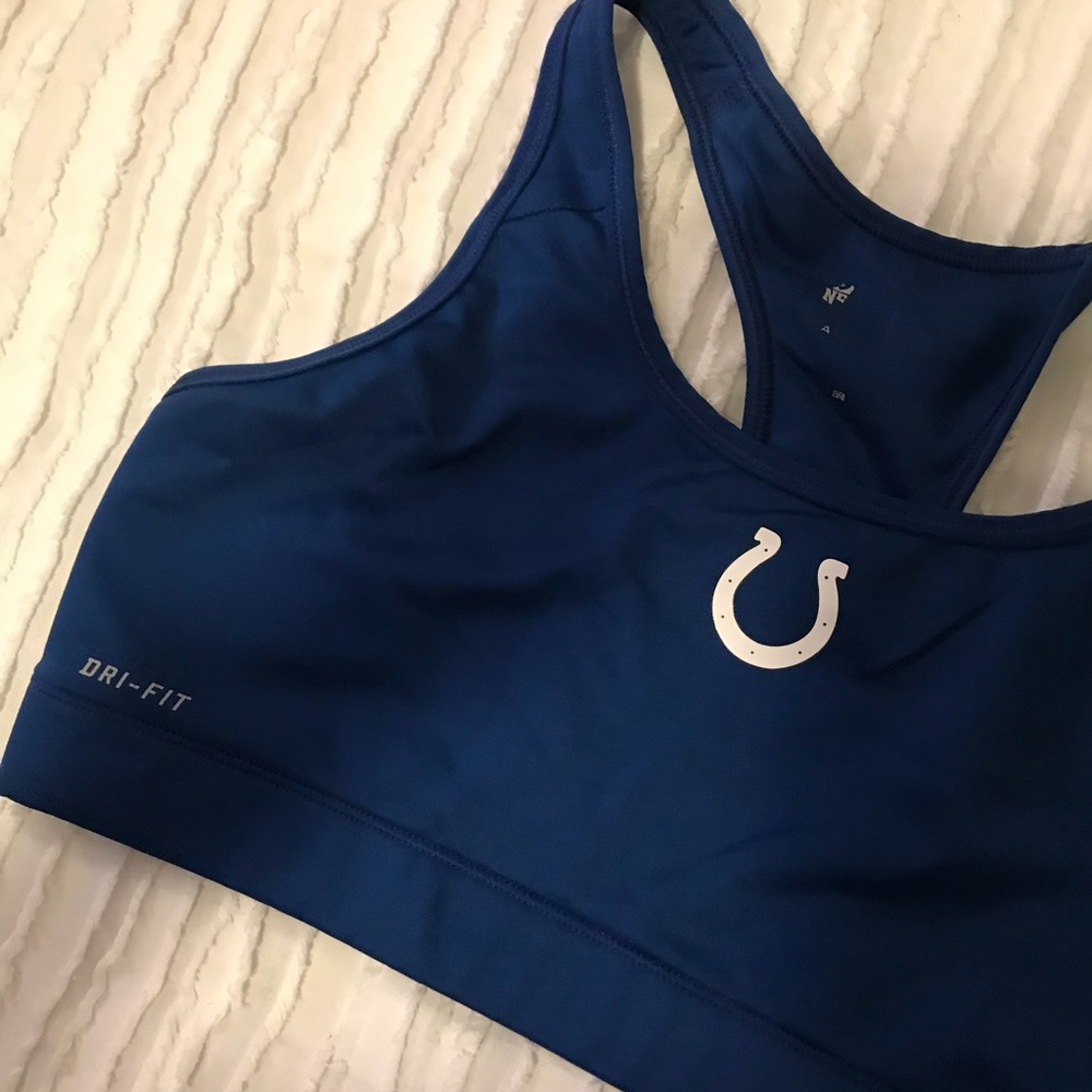Nike NFL colts sports bra